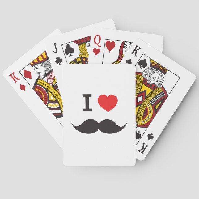 Baraja De Cartas Bigote del amor (Reverso)