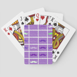 Baraja De Cartas Bigote Divertido de Chica 4