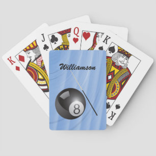 Baraja De Cartas Billiards Sport lo personaliza con un nombre