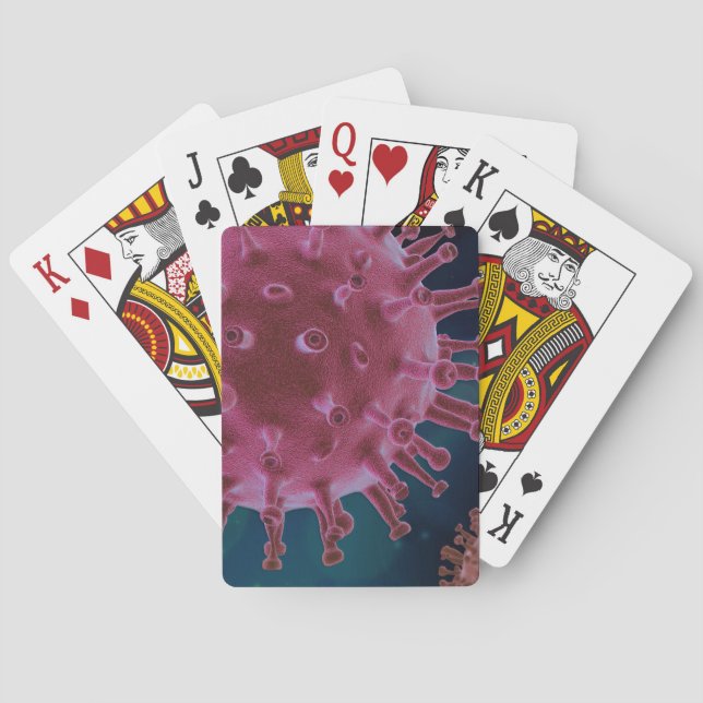 Baraja De Cartas Biología del virus Covid (Reverso)