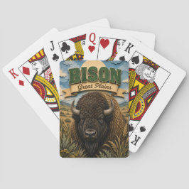 Baraja De Cartas Bison Grandes Llanuras POPCUT