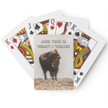 Bison Sacando su lengua - Humor - Divertido