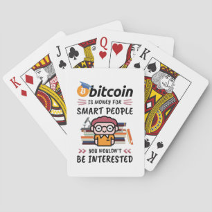 Baraja De Cartas Bitcoin es dinero para personas inteligentes, Nerv