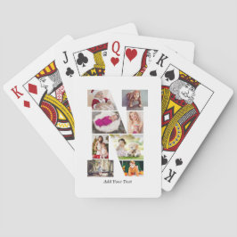 Baraja De Cartas Black and White Letter N Photo Collage