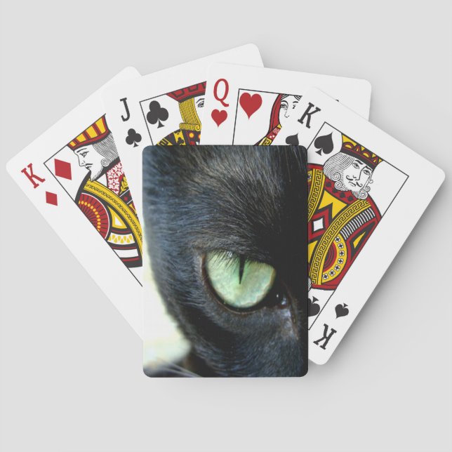 Baraja De Cartas Black Cat Eye (Reverso)