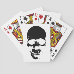 Baraja De Cartas Black Grim Reaper Skull