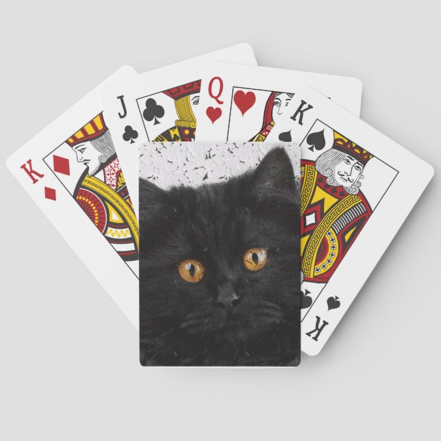 Baraja De Cartas Black Persian Face (Reverso)