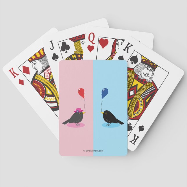 Baraja De Cartas Blackbird encuentra tu otra mitad (Reverso)