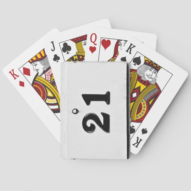 Baraja De Cartas Blackjack 21 (Reverso)