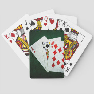 Baraja De Cartas Blackjack 21 punto - As, Reina, Diez