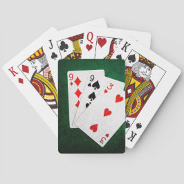Baraja De Cartas Blackjack 21 punto - Nueve, Nueve, Tres