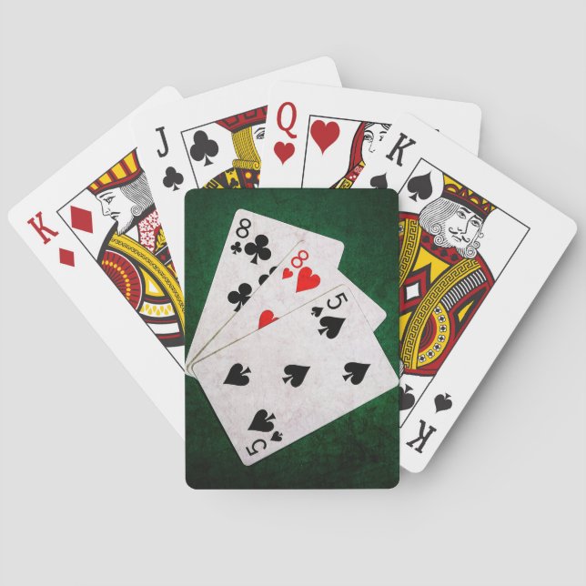 Baraja De Cartas Blackjack 21 punto - Ocho, ocho, cinco (Reverso)