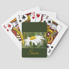 Baraja De Cartas Blanco y verde