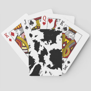 Baraja De Cartas Blobs en blanco y negro