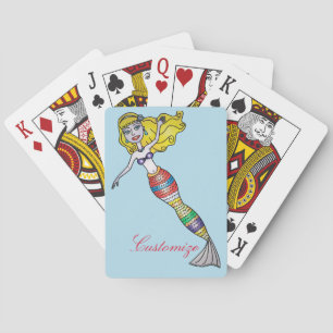 Baraja De Cartas Blona crema de lona fina Thunder_Cove