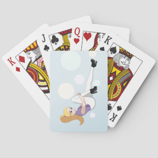 Baraja De Cartas Blonde Anime Chica