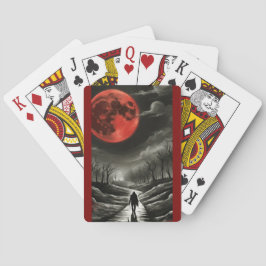 Baraja De Cartas Blood moon red