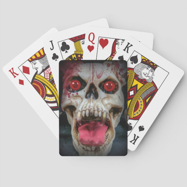 Baraja De Cartas Bloody Skull (Reverso)