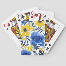 Baraja De Cartas BloomDeck: Edición azul y dorada