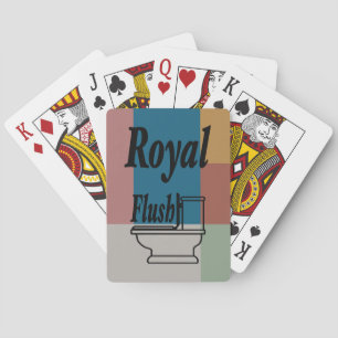 Baraja De Cartas Bloque de color Blue Gold Grey Green Terracotta