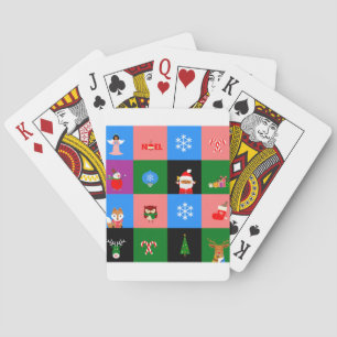 Baraja De Cartas bloque de color de la santa claus africana