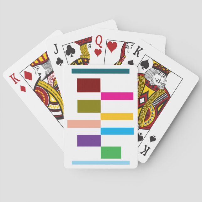 Baraja De Cartas Bloques de diversión (Reverso)