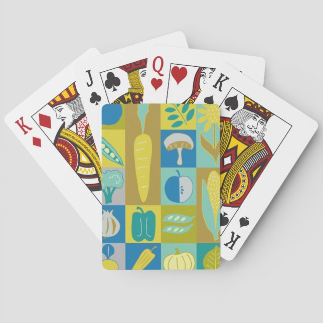 Baraja De Cartas Bloques de vegetación II (Reverso)