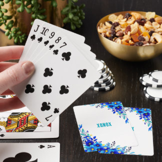 Baraja De Cartas Blue Flowers XONOX Original