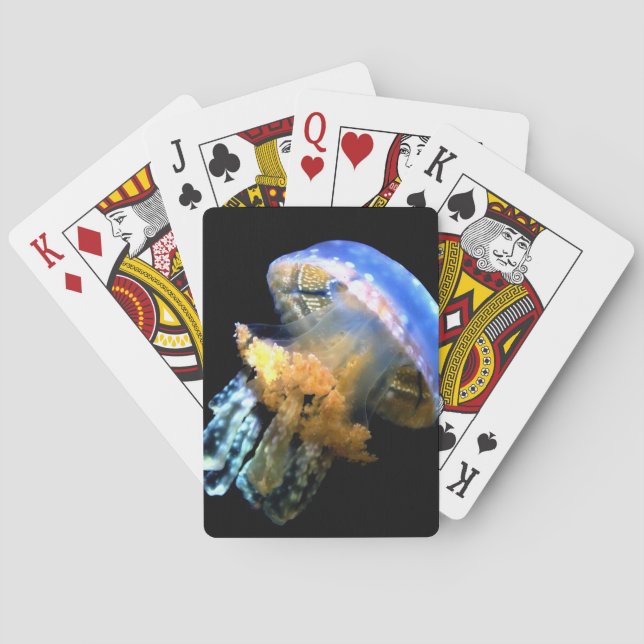 Baraja De Cartas Blue Jellyfish (Reverso)
