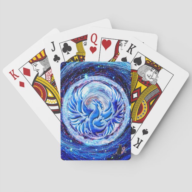 Baraja De Cartas Blue Phoenix (Reverso)