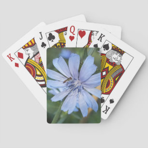 Baraja De Cartas Blue Radicchio Flower N Bee