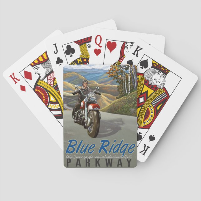 Baraja De Cartas "Blue Ridge Mountains " (Reverso)