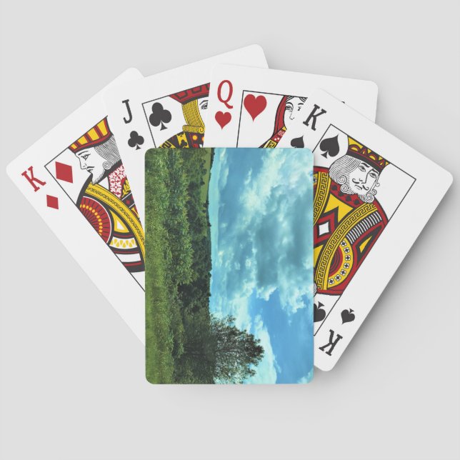 Baraja De Cartas Blue Ridge Parkway cerca de Floyd, Virginia (Reverso)