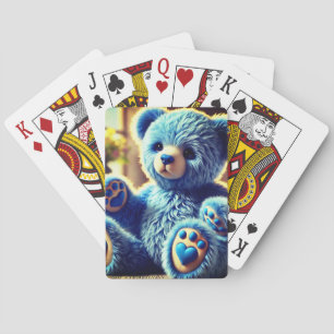 Baraja De Cartas Blue Teddy Bear