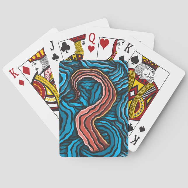 Baraja De Cartas Blue Tentacle (Reverso)