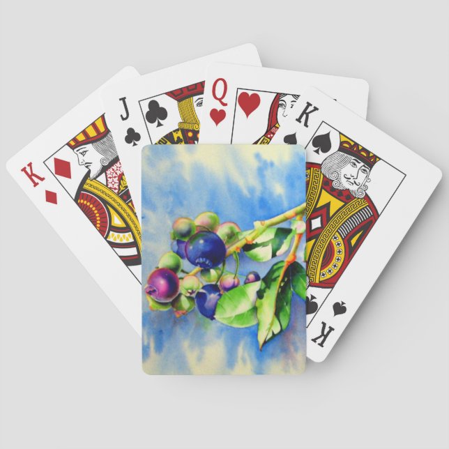 Baraja De Cartas Blueberries (Reverso)