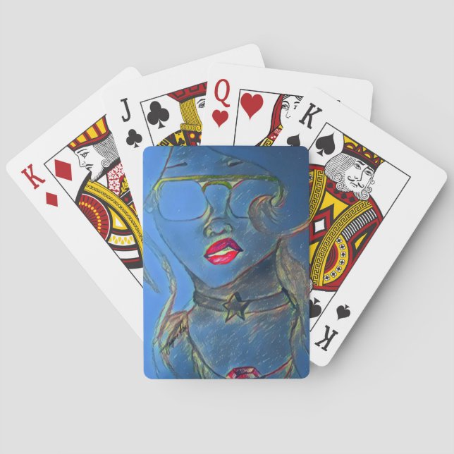 Baraja De Cartas Blueberry Amethyst Vibes Special Edition (Reverso)