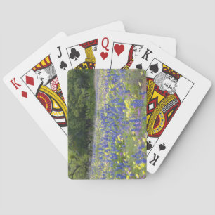 Baraja De Cartas Bluebonnets, primrose, and phlox