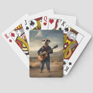 Baraja De Cartas Blues del Desierto: Un mermelada de guitarra denim