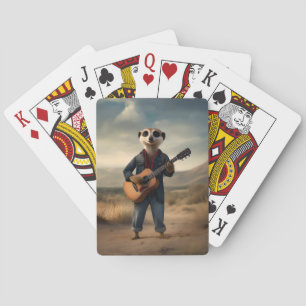 Baraja De Cartas Blues del Desierto: Un mermelada de guitarra denim