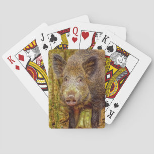 Baraja De Cartas Boar salvaje