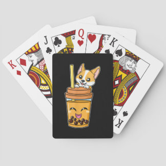 Baraja De Cartas Boba Tapioca Perlas Leche de burbujas Té Beber Cor