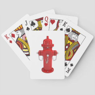 Baraja De Cartas Boca de incendios roja