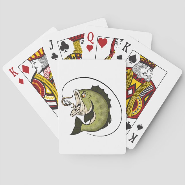 Baraja De Cartas Boca de lubina grande (Reverso)