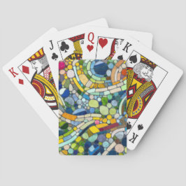 Baraja De Cartas Bocas coloridas Mosaico Arte