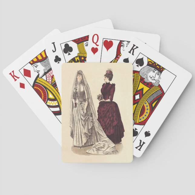 Baraja De Cartas Boda Antigüa (Reverso)
