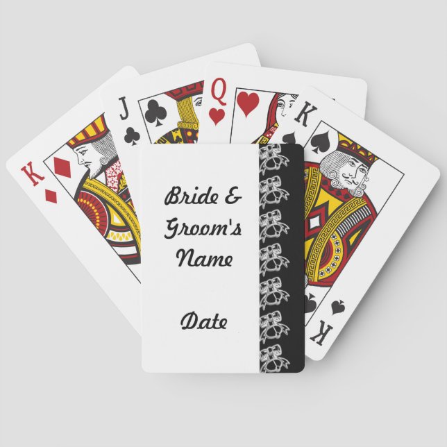 Baraja De Cartas Boda de baraja de tarjetas de juego favoritas (Reverso)