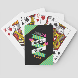 Baraja De Cartas Boda de los años 80