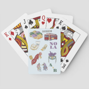 Baraja De Cartas Boda de Nueva Orleans