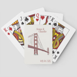 Baraja De Cartas Boda de San Francisco
